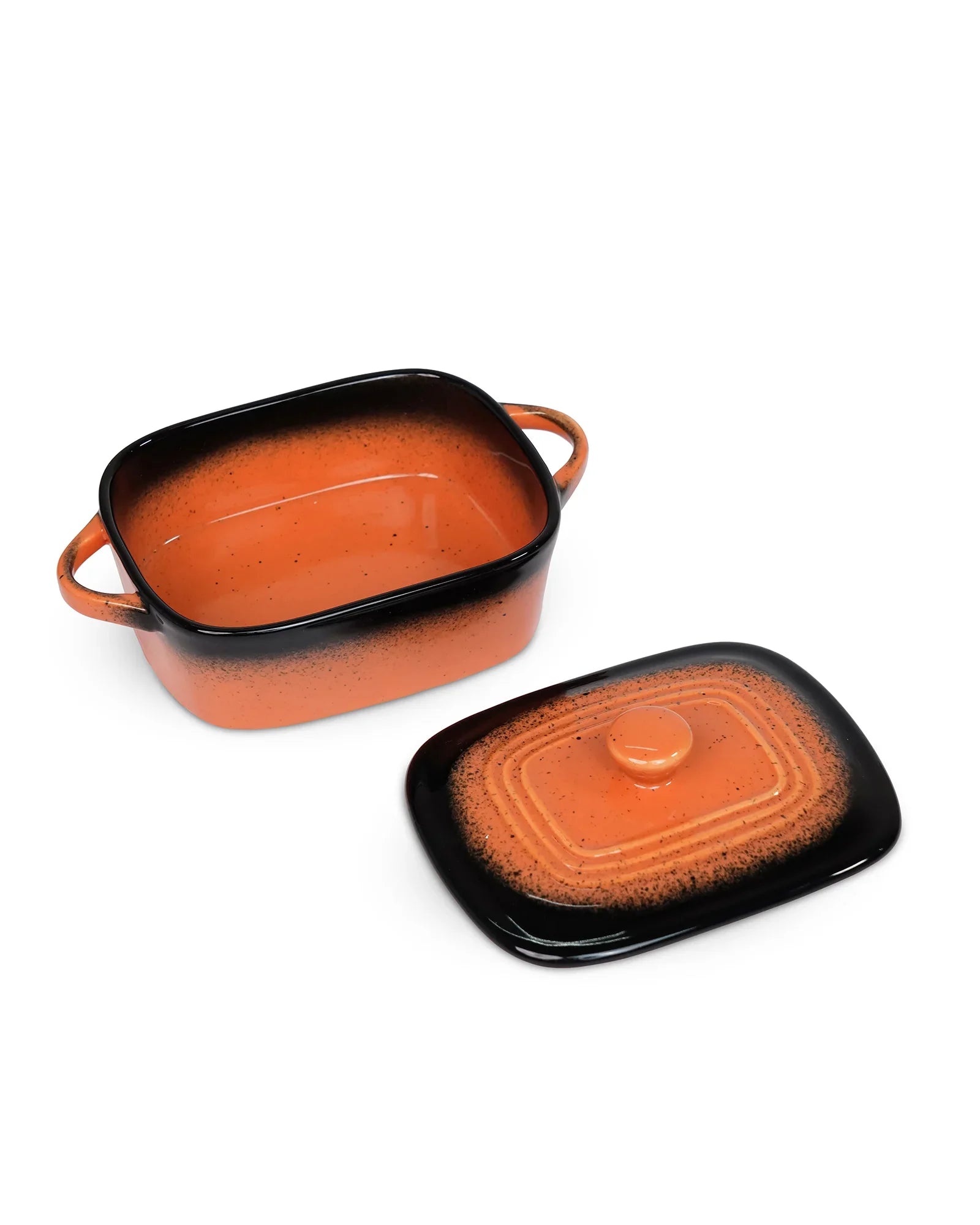 Prisma Fine Porcelain Rectangle Casserole – 14 cm | 400 ml Oven-to-Table Dish - Vola Global