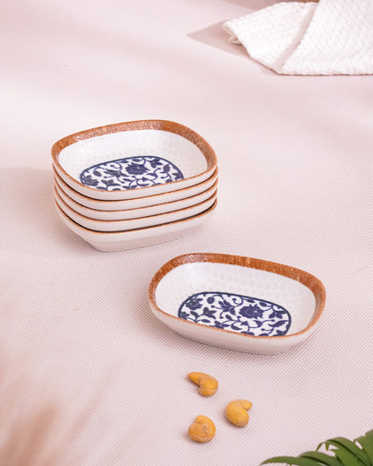 Honeycomb || Pixel Collection Rectangle Bowl_ Set of 6_12cm