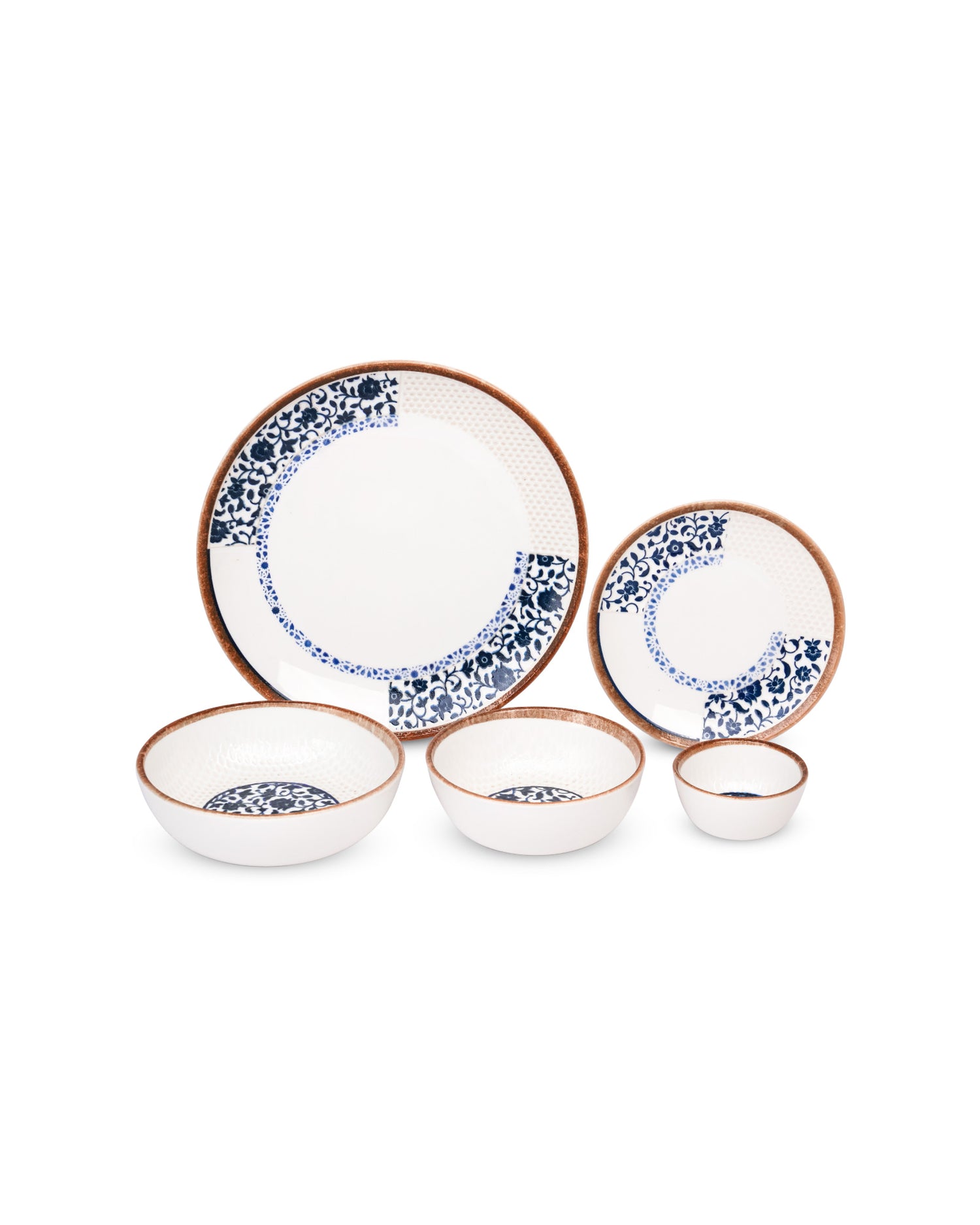 20 Pcs || Pixel Collection Dinnerware - Honeycomb Majesty