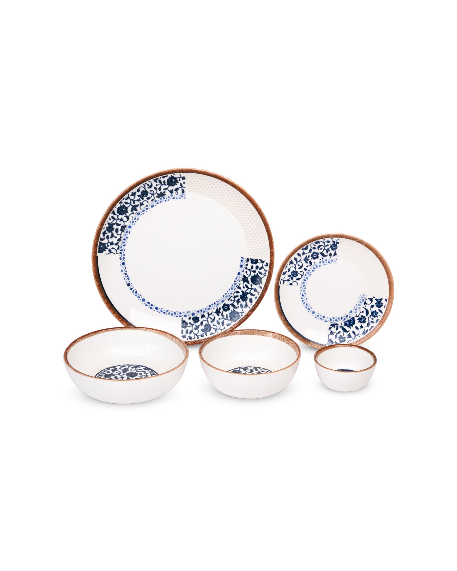 20 Pcs || Pixel Collection Dinnerware - Honeycomb Majesty