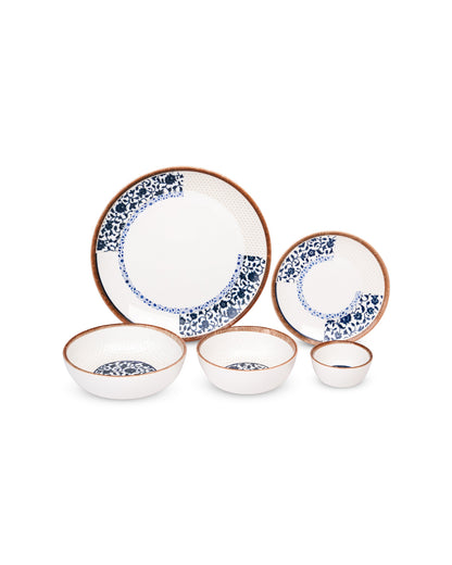 20 Pcs || Pixel Collection Dinnerware - Honeycomb Majesty