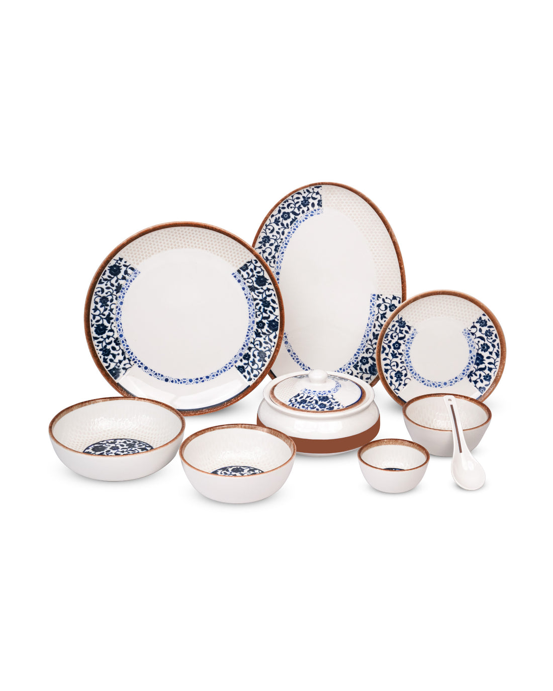35 Pcs || Pixel Collection Dinnerware - Honeycomb Majesty