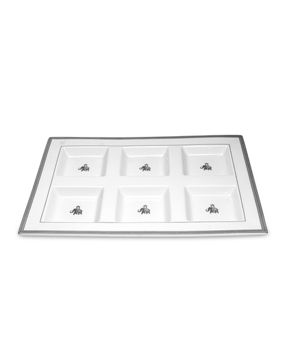 Gaj Six Grid Platter single pc