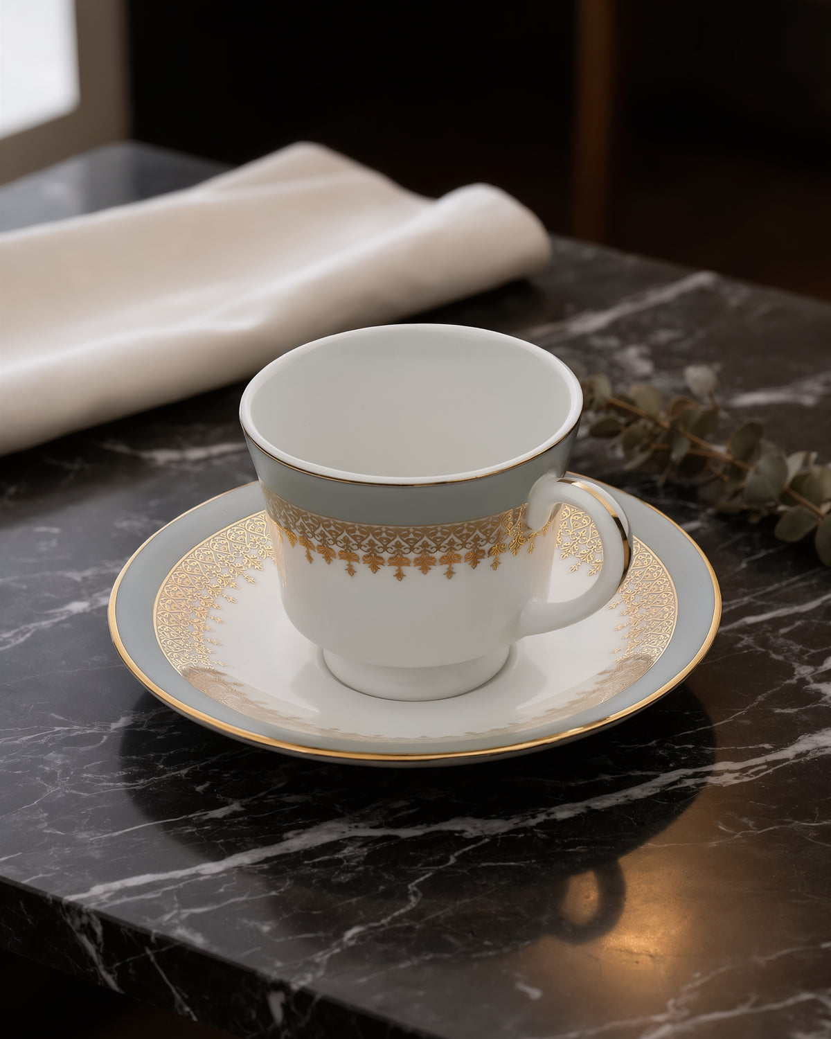 Shalimar Fine Porcelain Cup &amp; Saucer Set