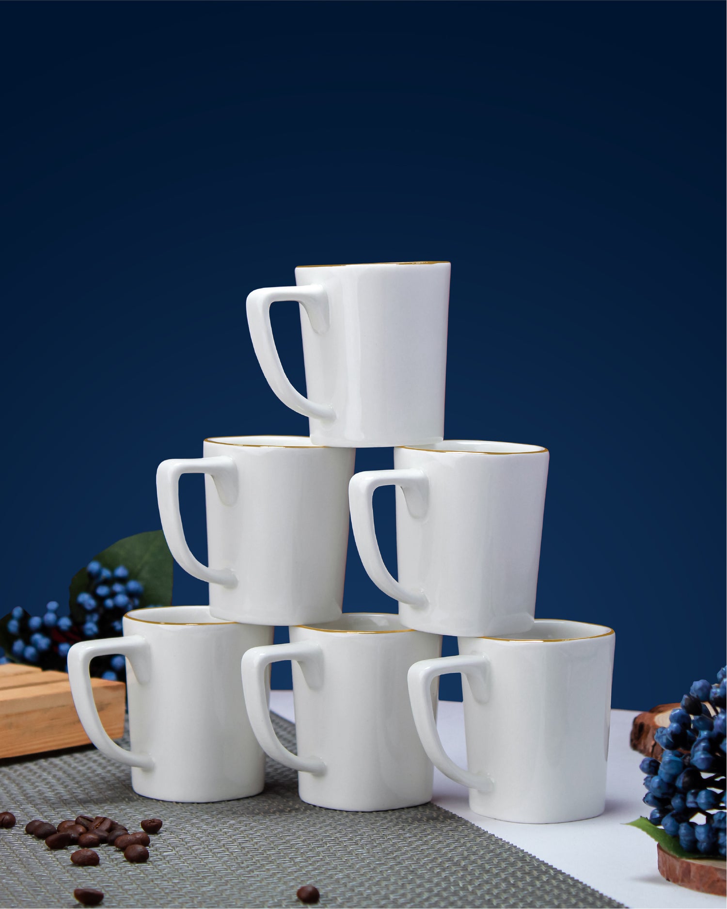 Pristine Aura Gilded 10CL Cup - Set of 6