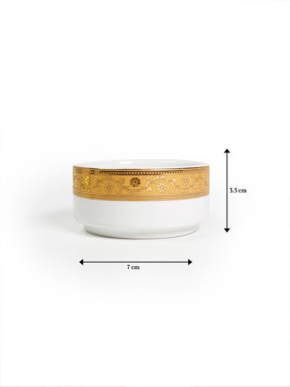 Scarlet Snack two oval plates and two bowls | beautiful snack set - Vola Global