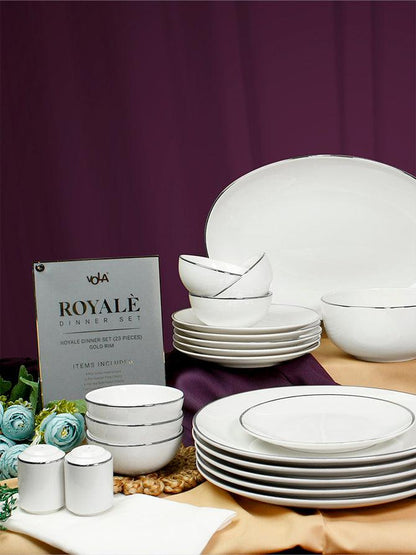 Royale Series- Dinner Set - 23 pc As the heart of the home - Vola Global