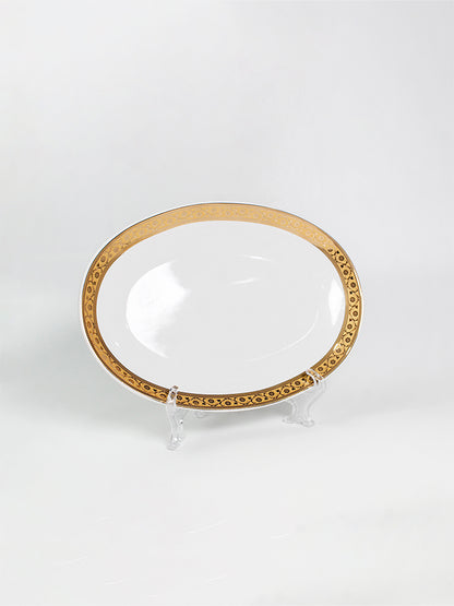 Scarlet Snack two oval plates and two bowls | beautiful snack set - Vola Global