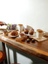 Scarlet Snack two oval plates and two bowls | beautiful snack set - Vola Global