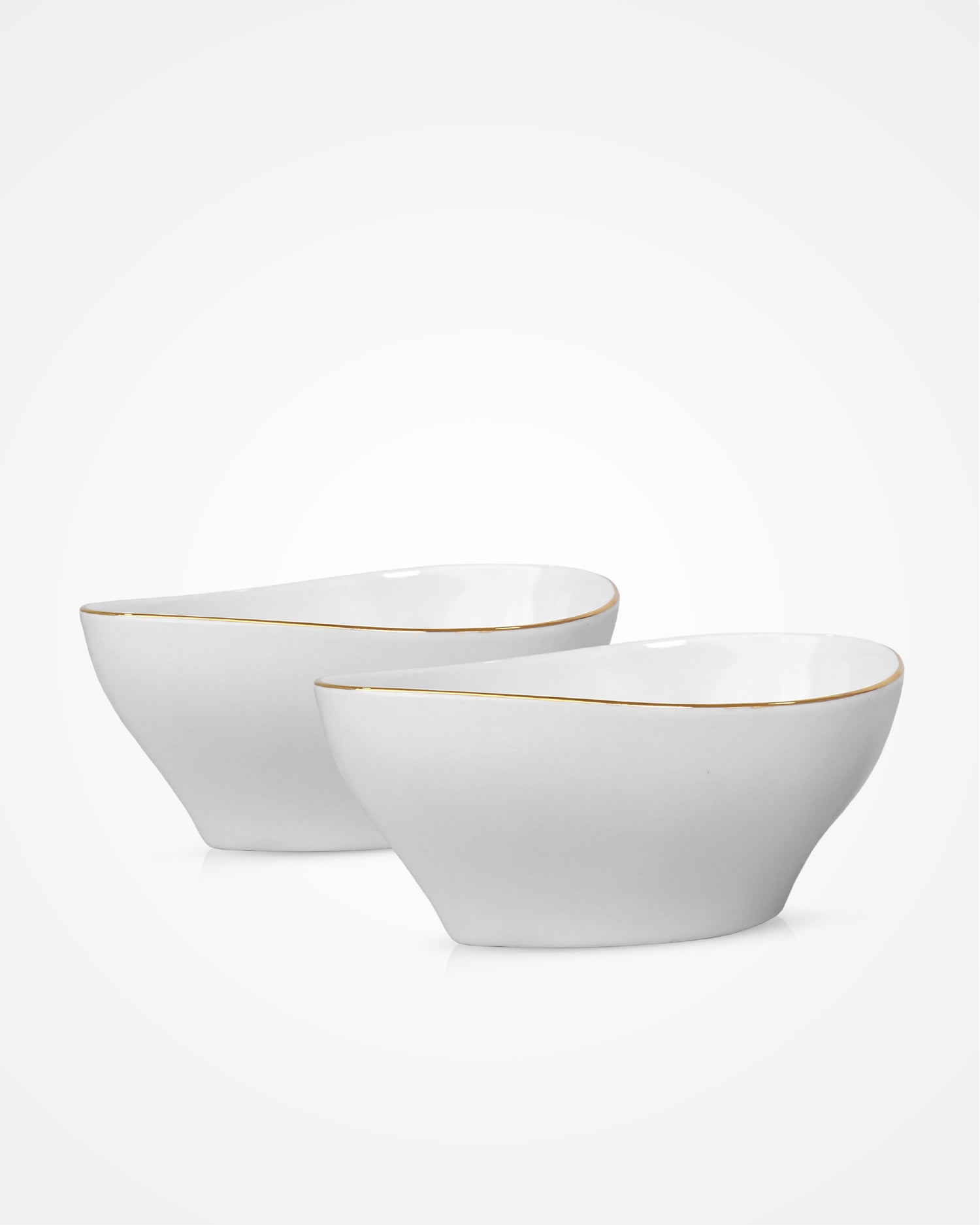 Pristine Triangle Bowl - 14cm - Set of 2